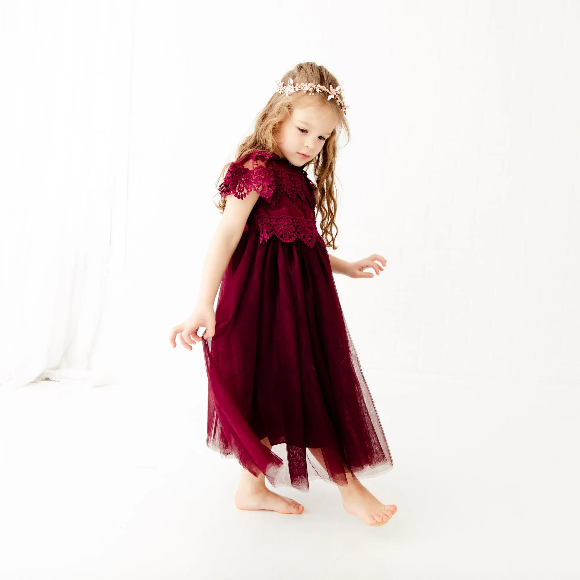 The Sienna Dress - Wine