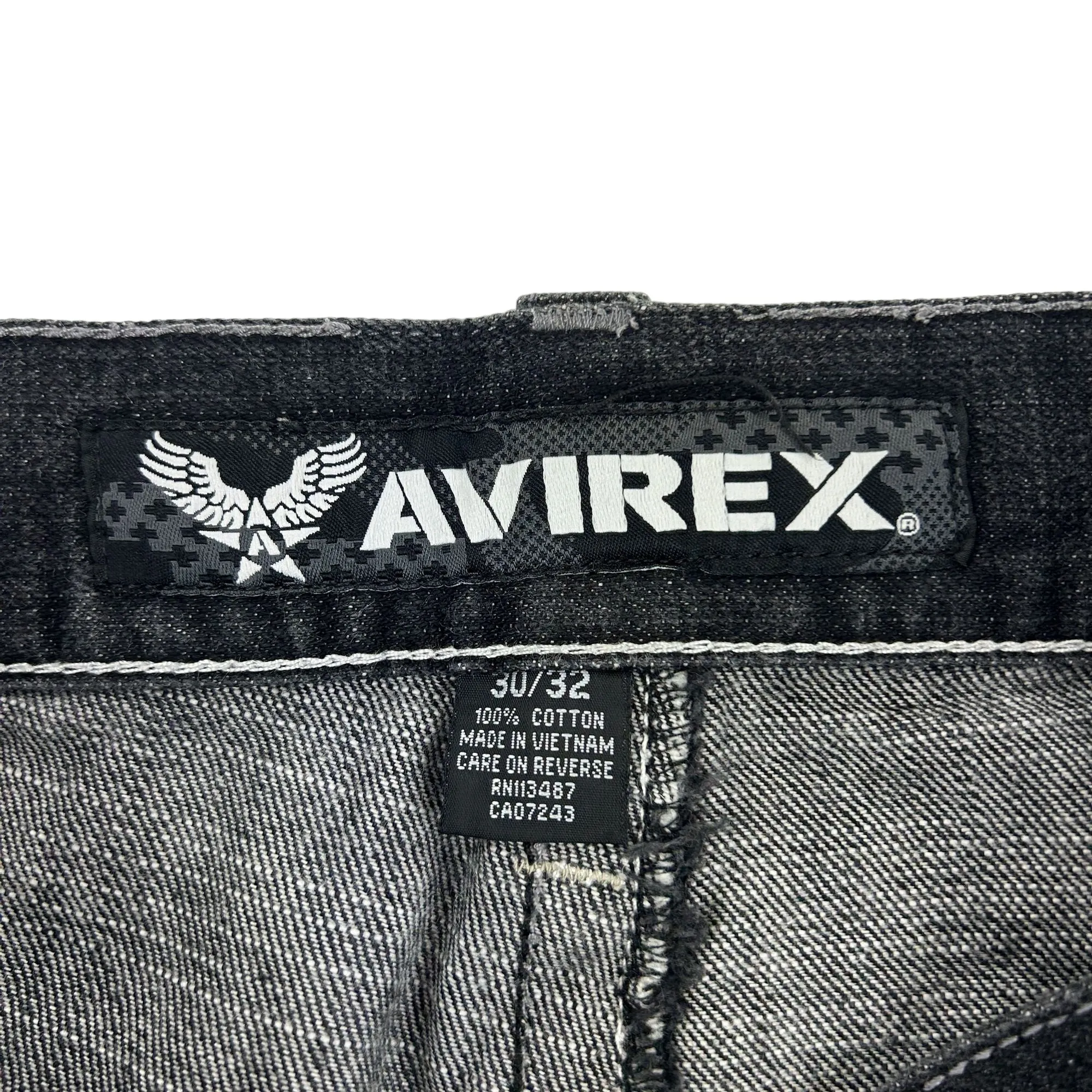 Vintage Avirex Embroidered Trousers Size W30