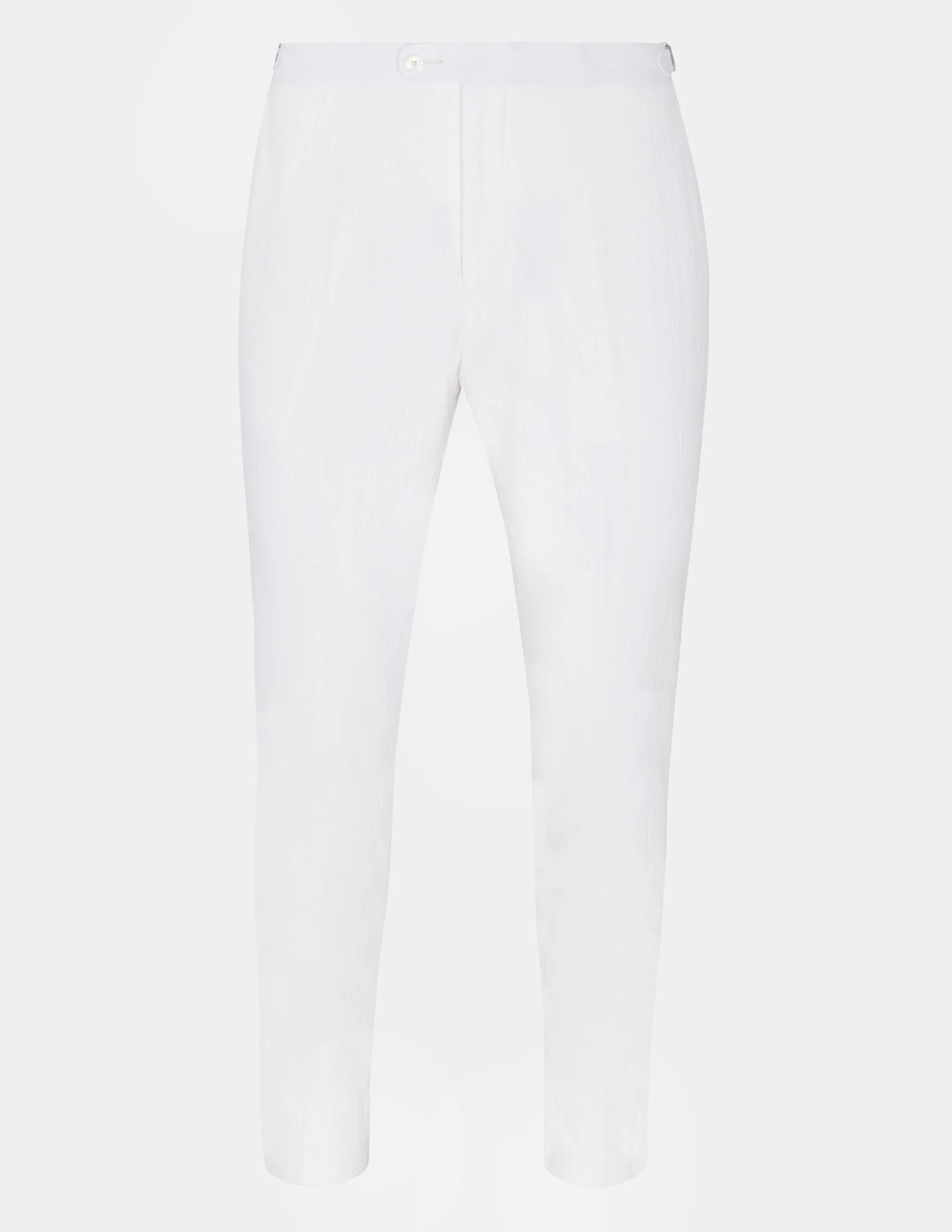 White Seersucker Trousers