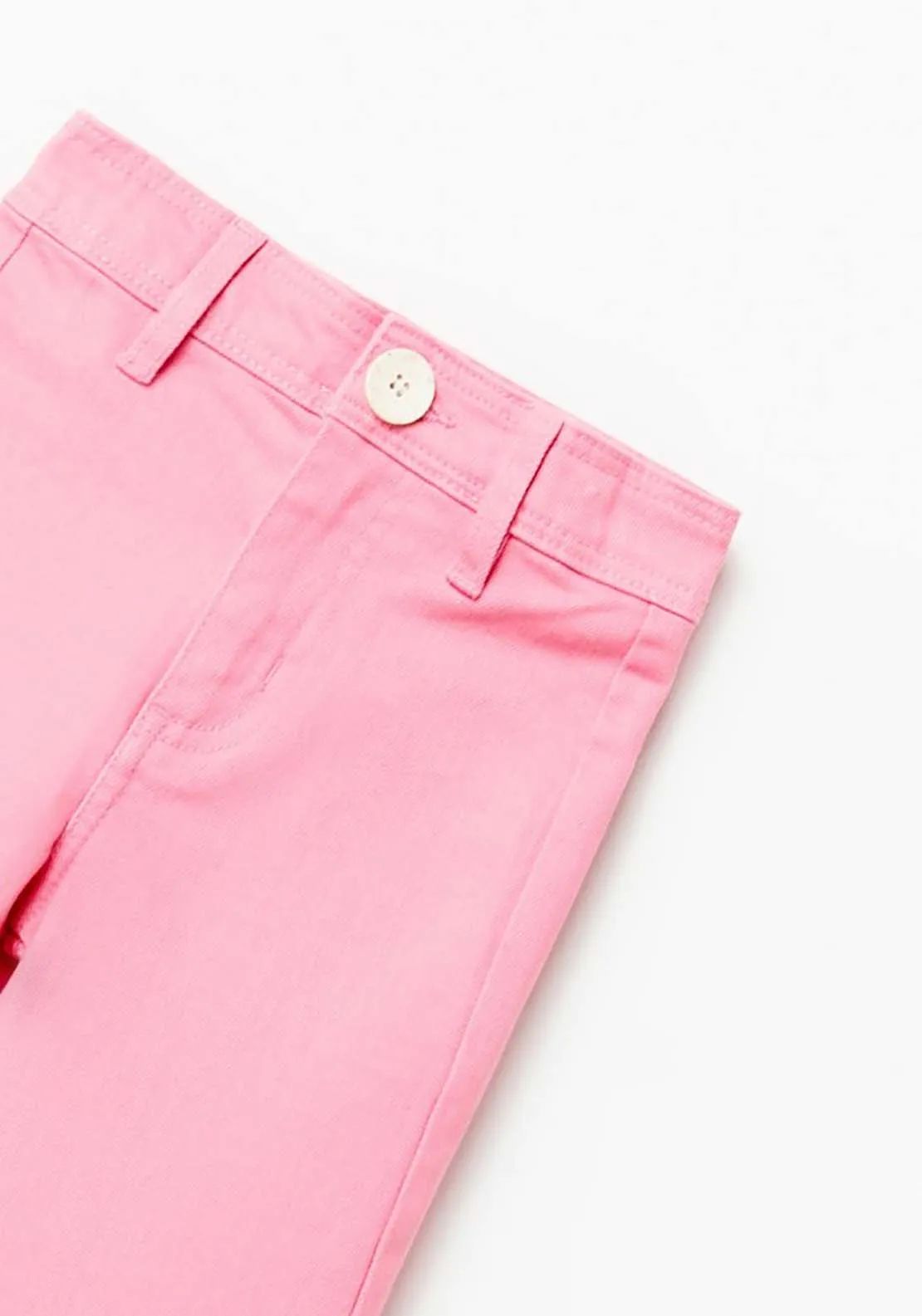 Wide Leg Jeans - Pink